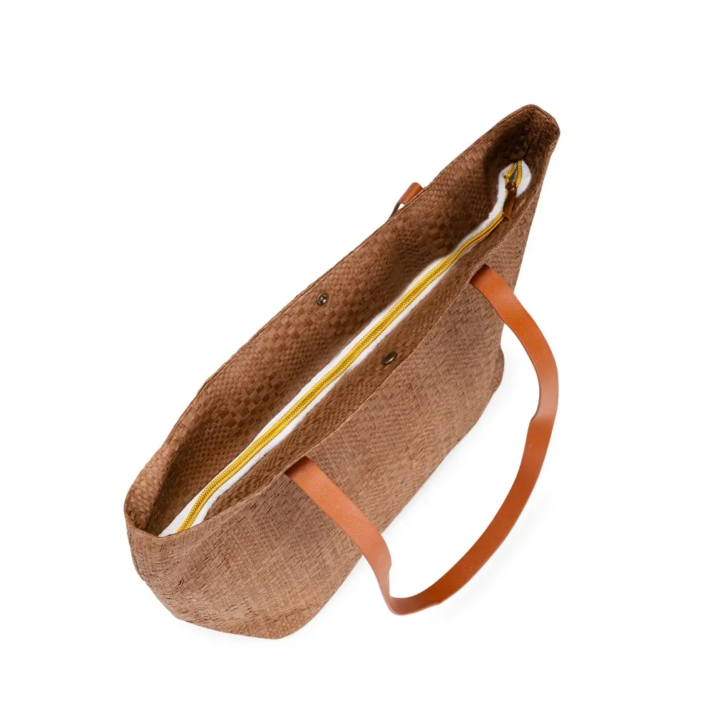Bolsa Palha Trançada 