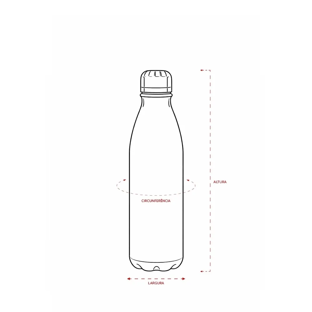 Garrafa Alumínio 750ml