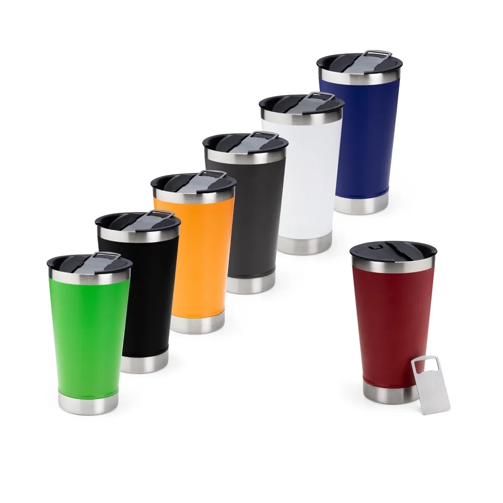Copo Inox  500ml com Abridor
