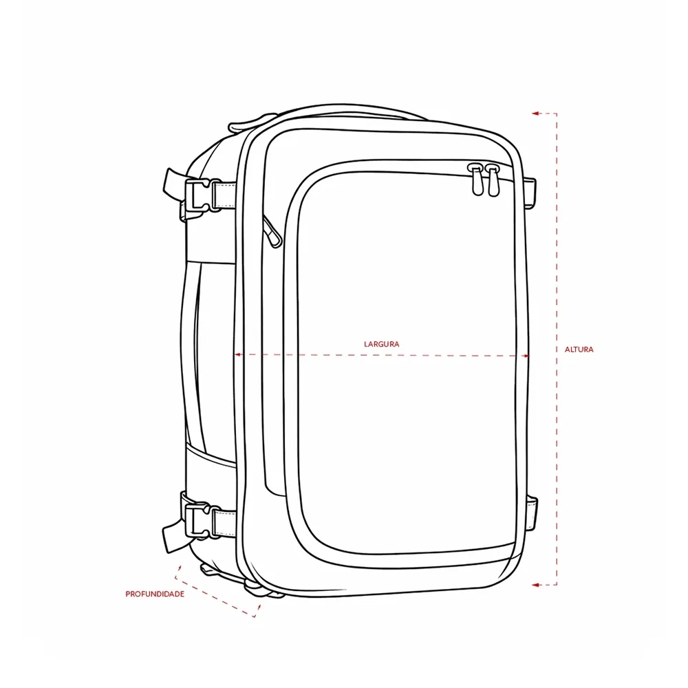 Mochila Couro Sintético 28 Litros