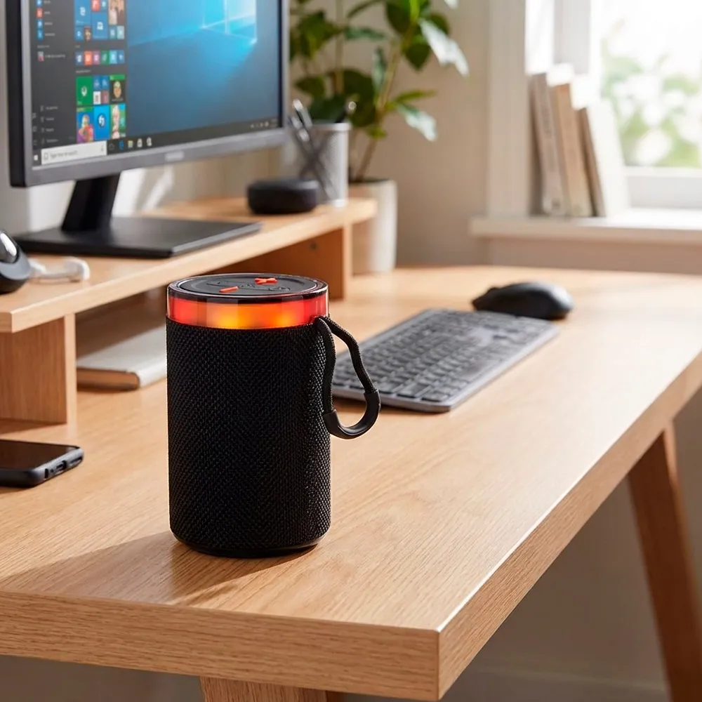 Caixa de Som Multimídia TWS com Luzes RGB