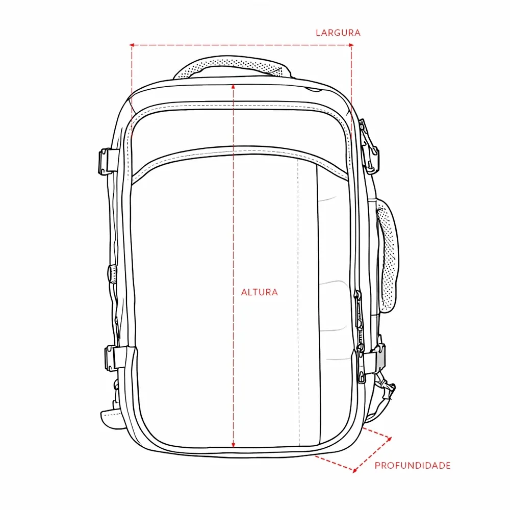 Mochila Expansível Nylon 29L