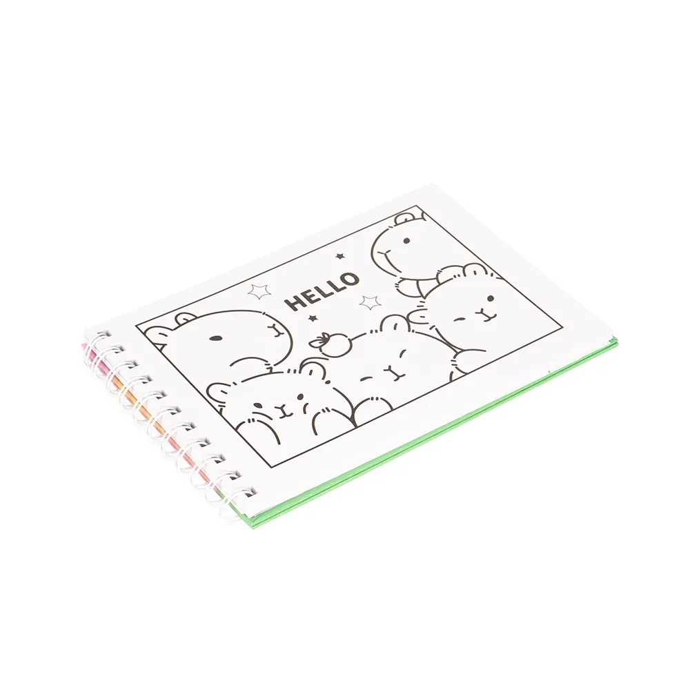 Caderno Para Colorir Desenho Animado