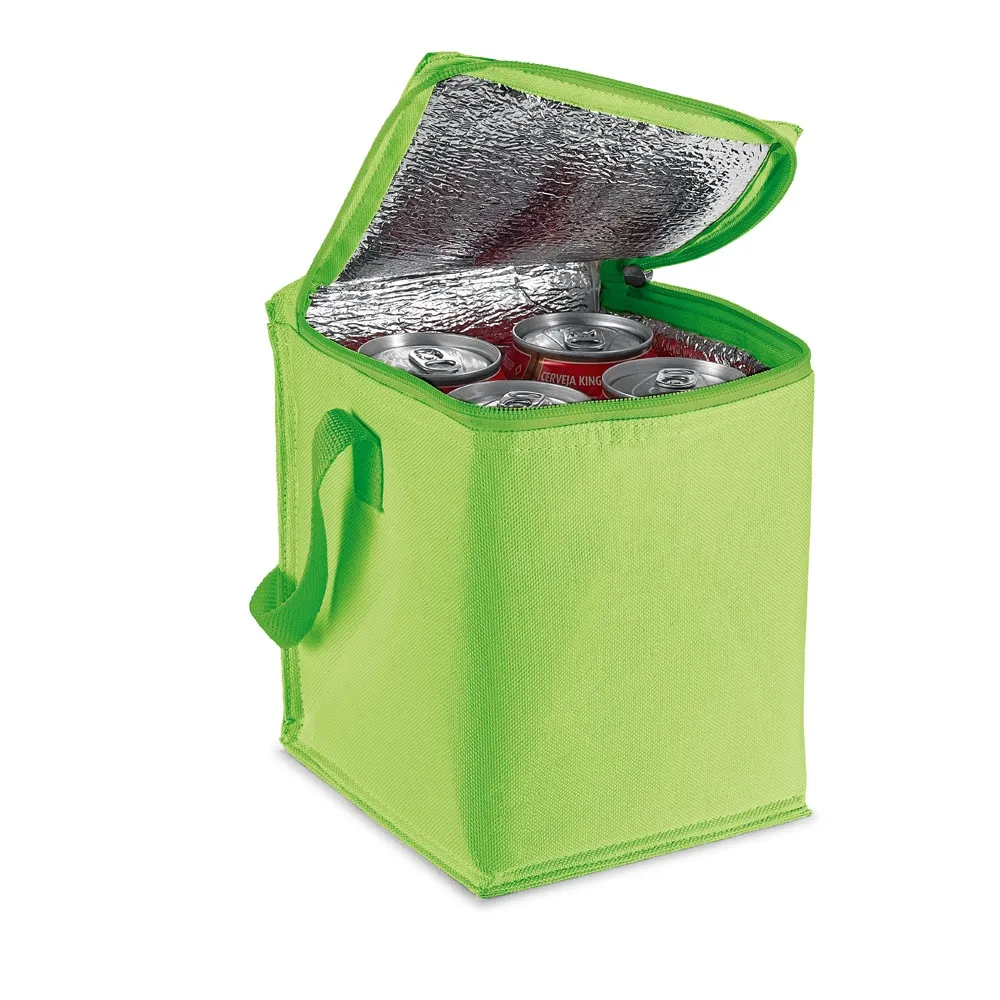 11137. Cooler. Bolsa térmica 4 L em 600D VERDE CLARO