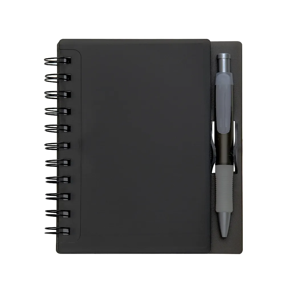 Caderno Plástico com Caneta