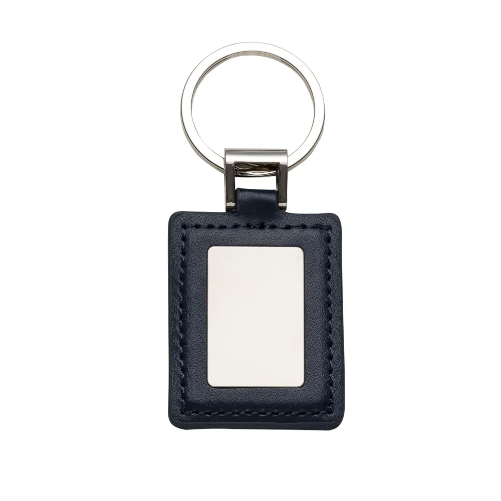 #Chaveiro Couro com Metal-12014