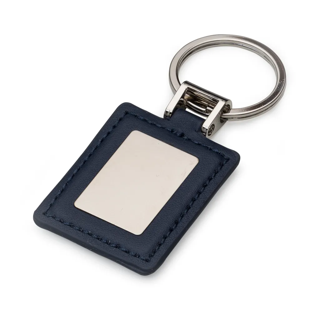 #Chaveiro Couro com Metal