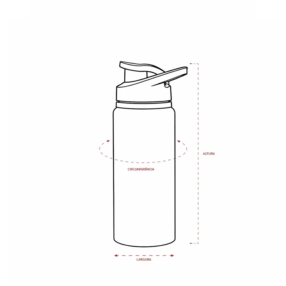 Squeeze Alumínio 650ml