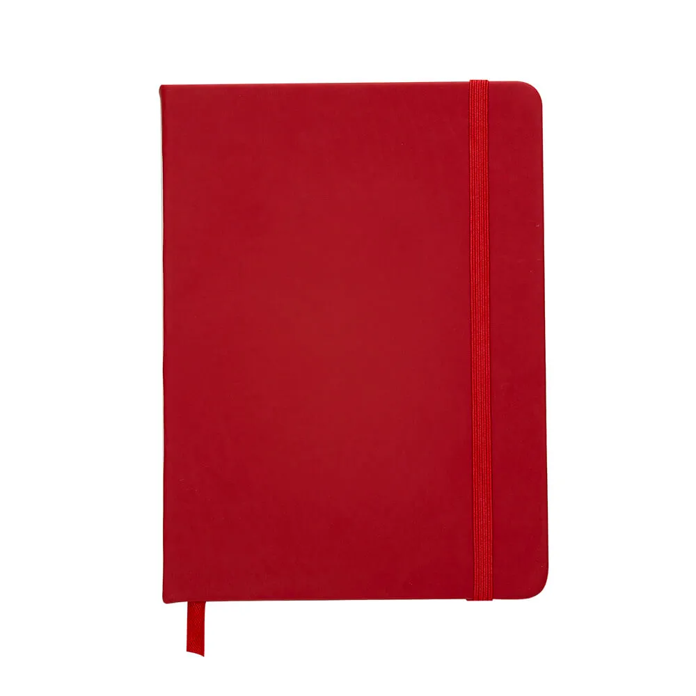 Bloco tipo Moleskine Personalizado 13 x 18 cm