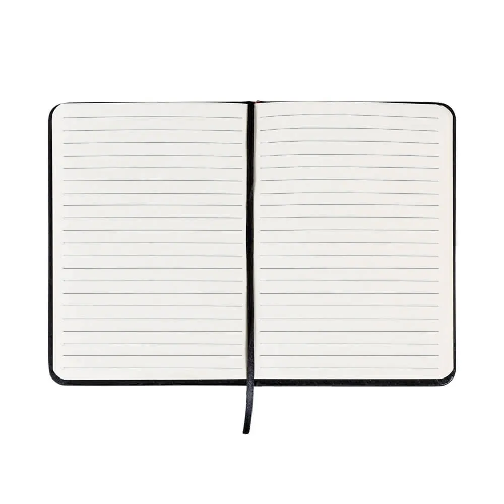 Bloco tipo Moleskine Personalizado 13 x 18 cm