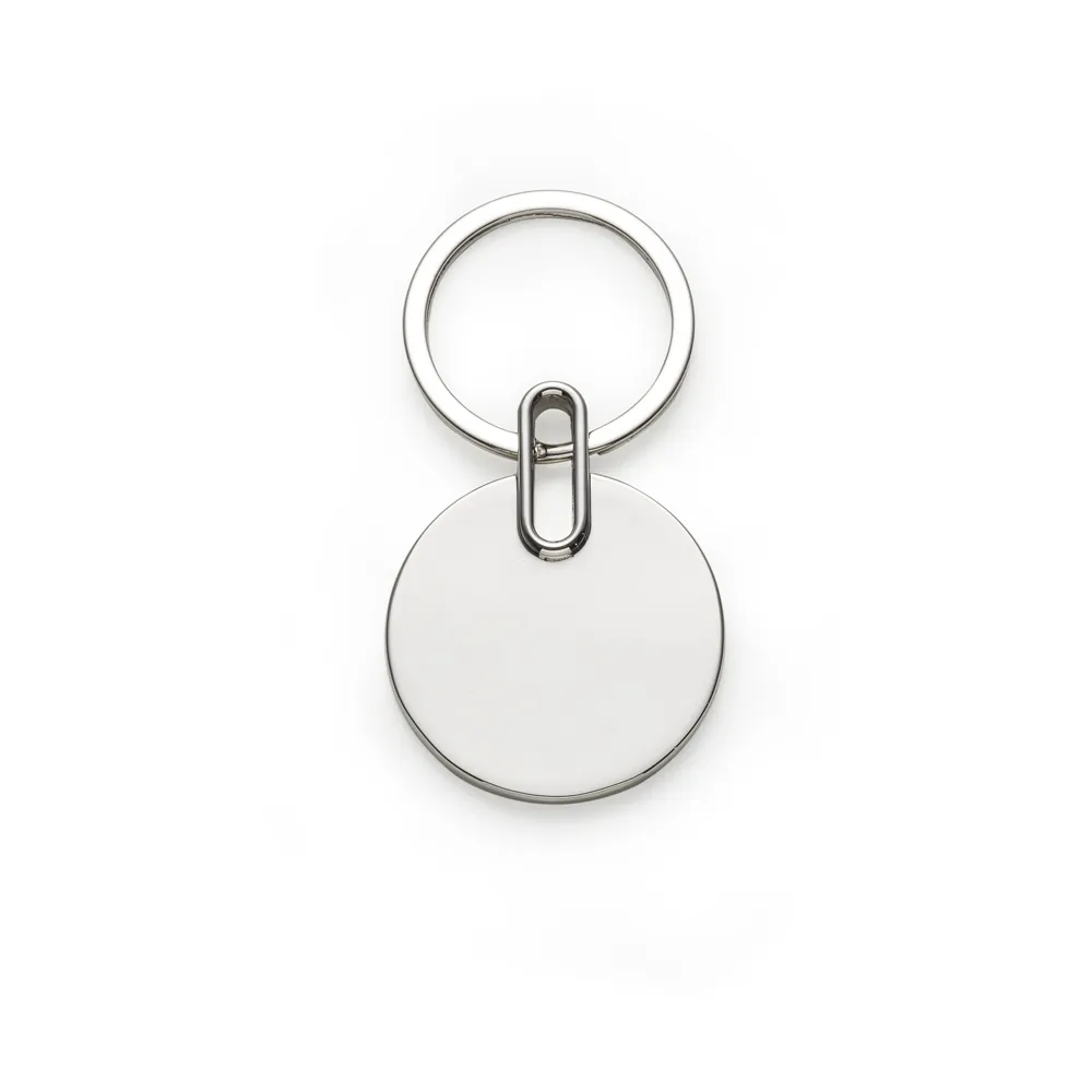 #Chaveiro Metal Redondo