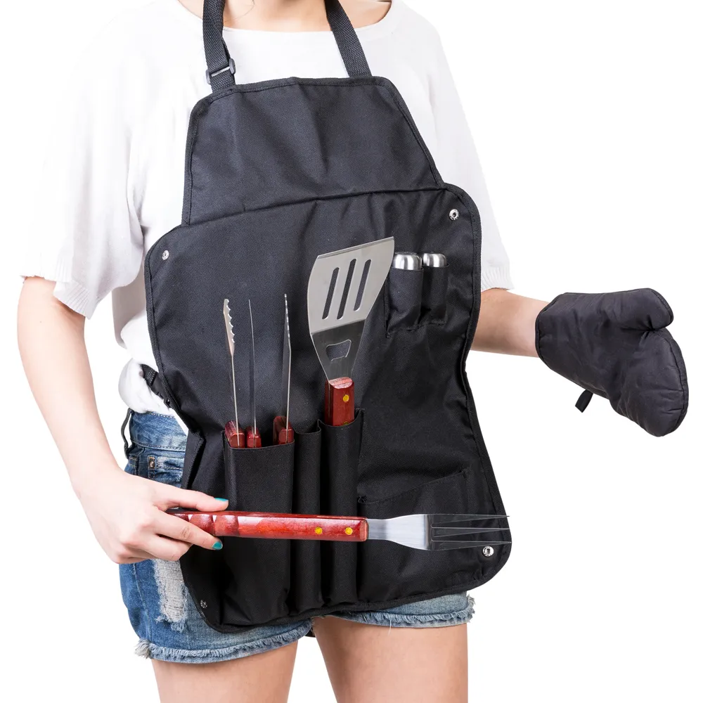 #Kit Churrasco Avental 6 peças