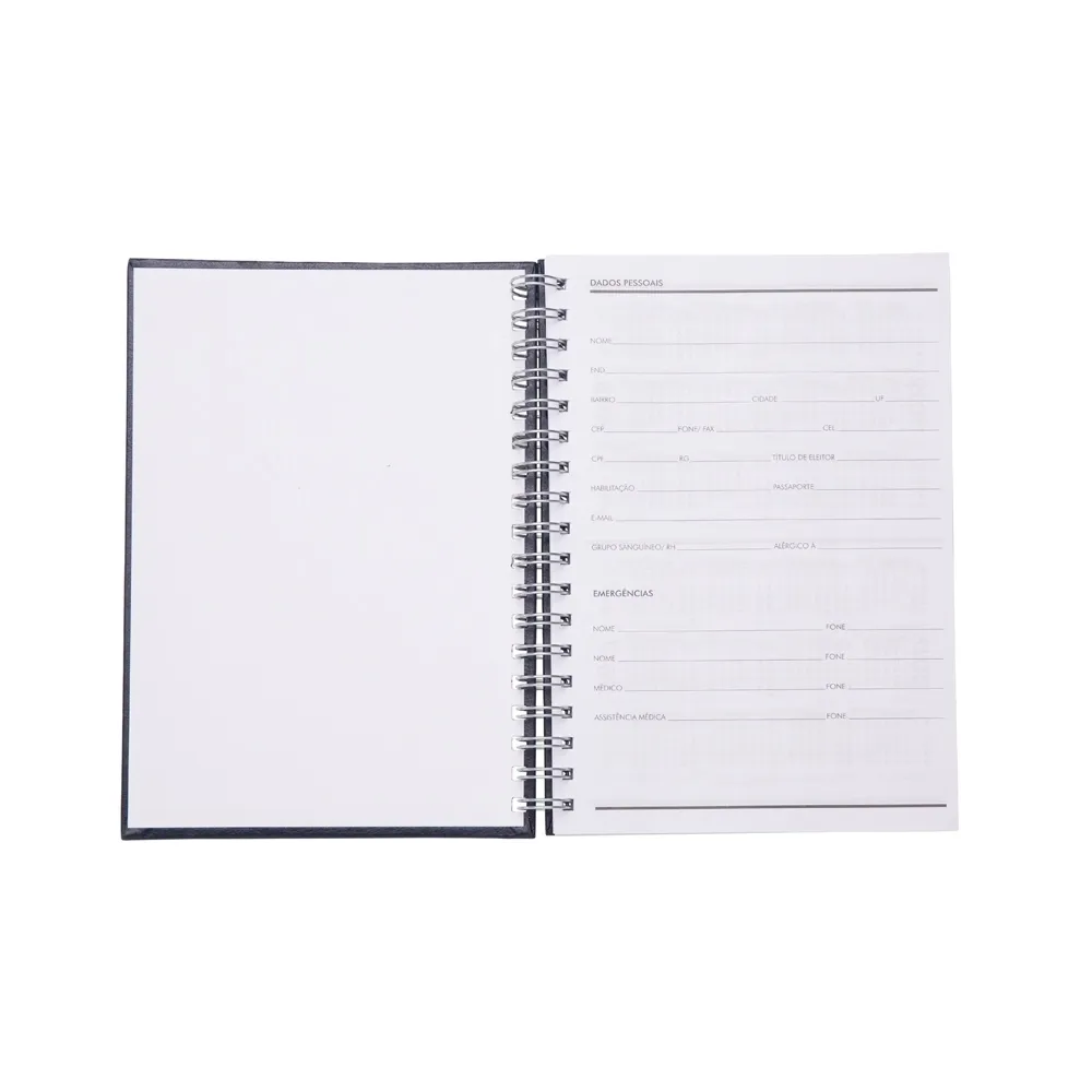 Caderno de Couro Sintético-13600