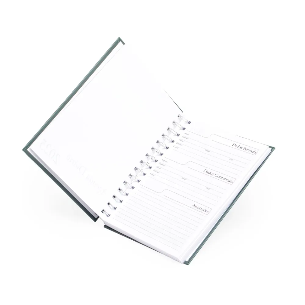 Agenda Diária 2025 Wire-o 