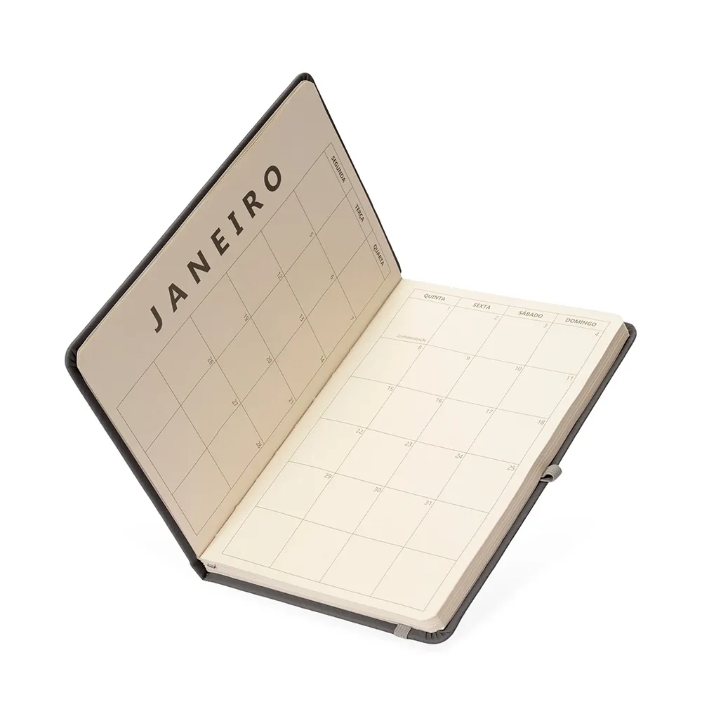 Planner Emborrachado Anual