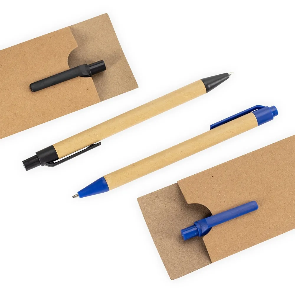 Kit Ecológico Caneta e Lapiseira Papelão