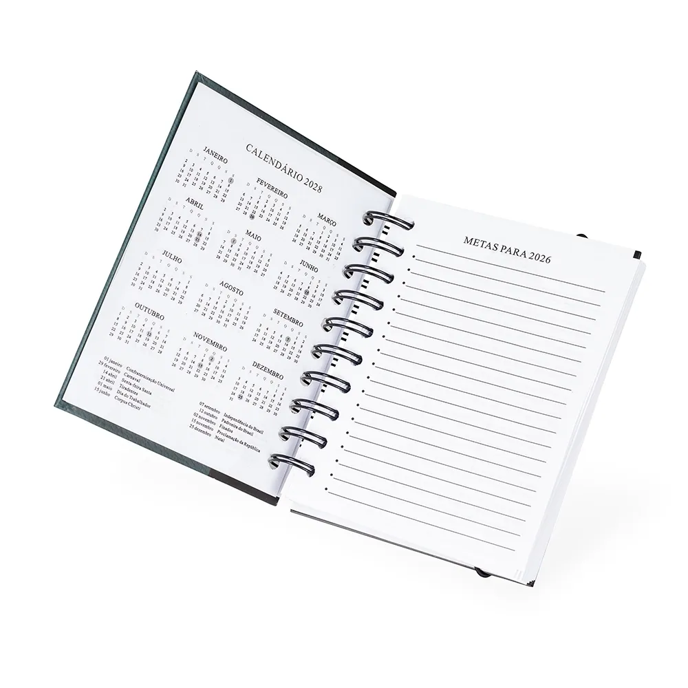 Agenda Diária 2026 Wire-O