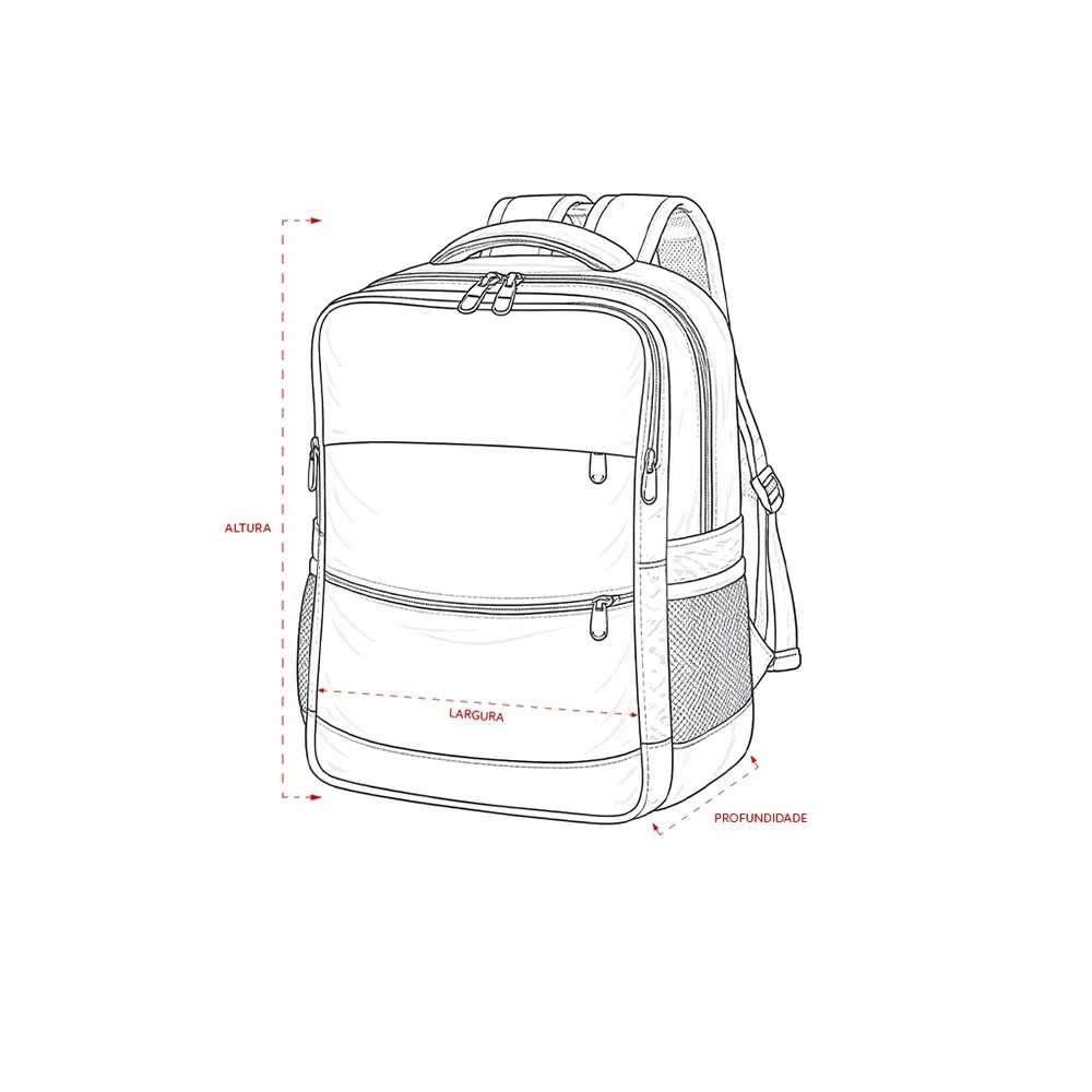 Mochila Couro Sintético 20L