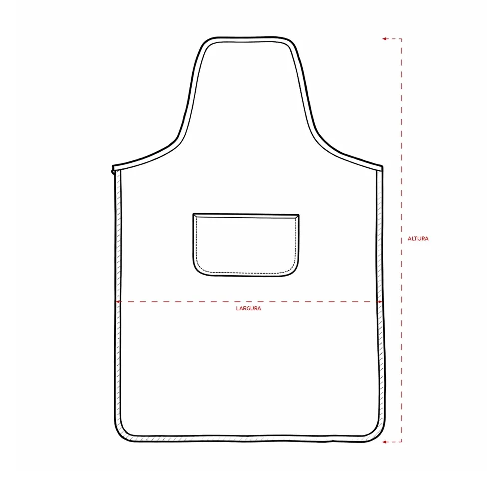 Avental Poliéster PVC Mescla