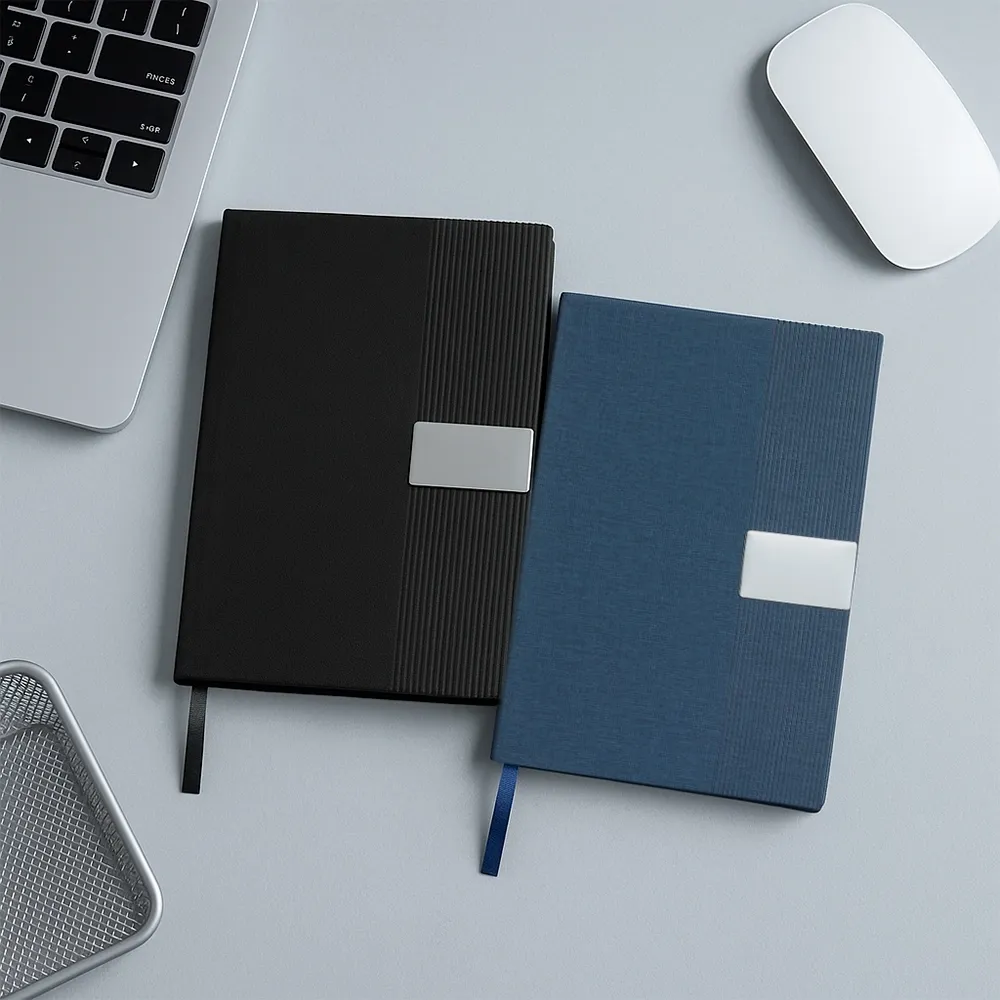 Caderneta Couro Sintético