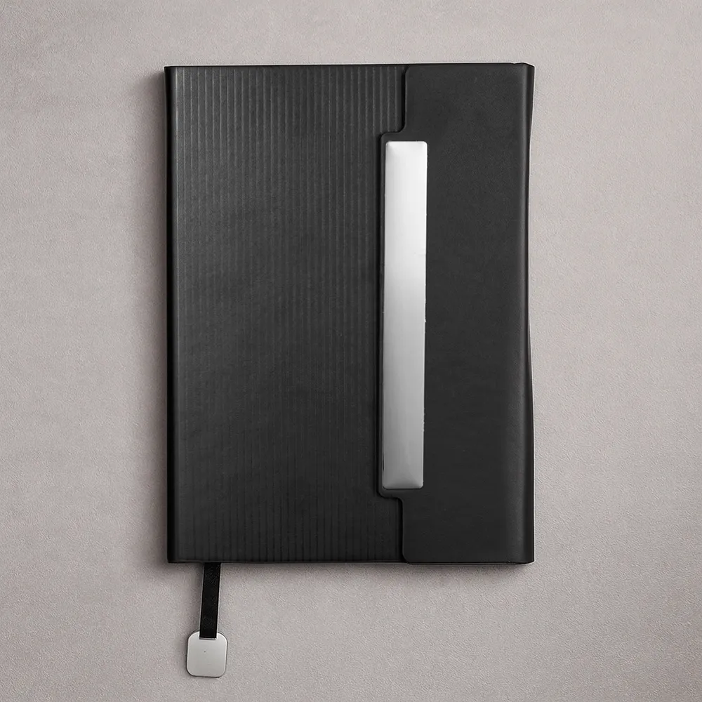 Caderneta Couro Sintético