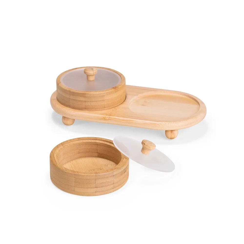 Conjunto Potes Bambu 2 Peças