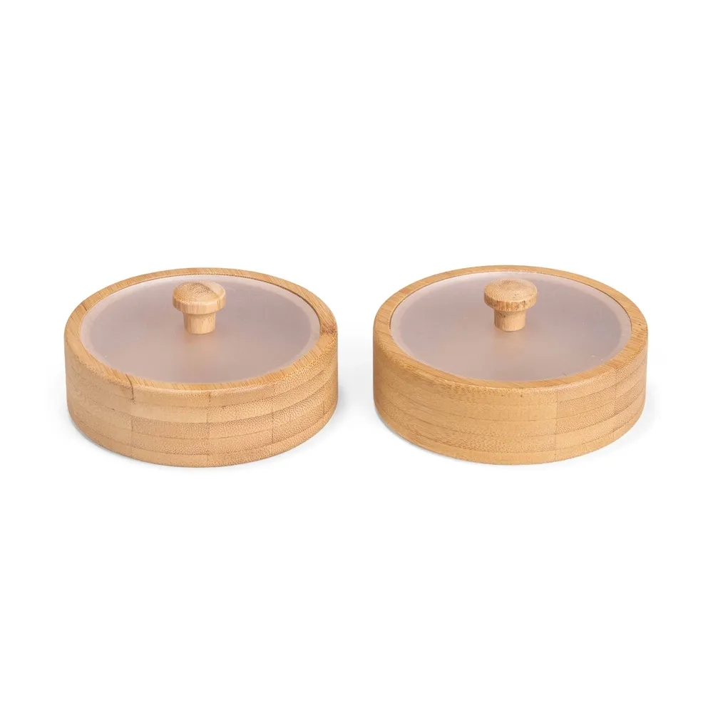 Conjunto Potes Bambu 2 Peças