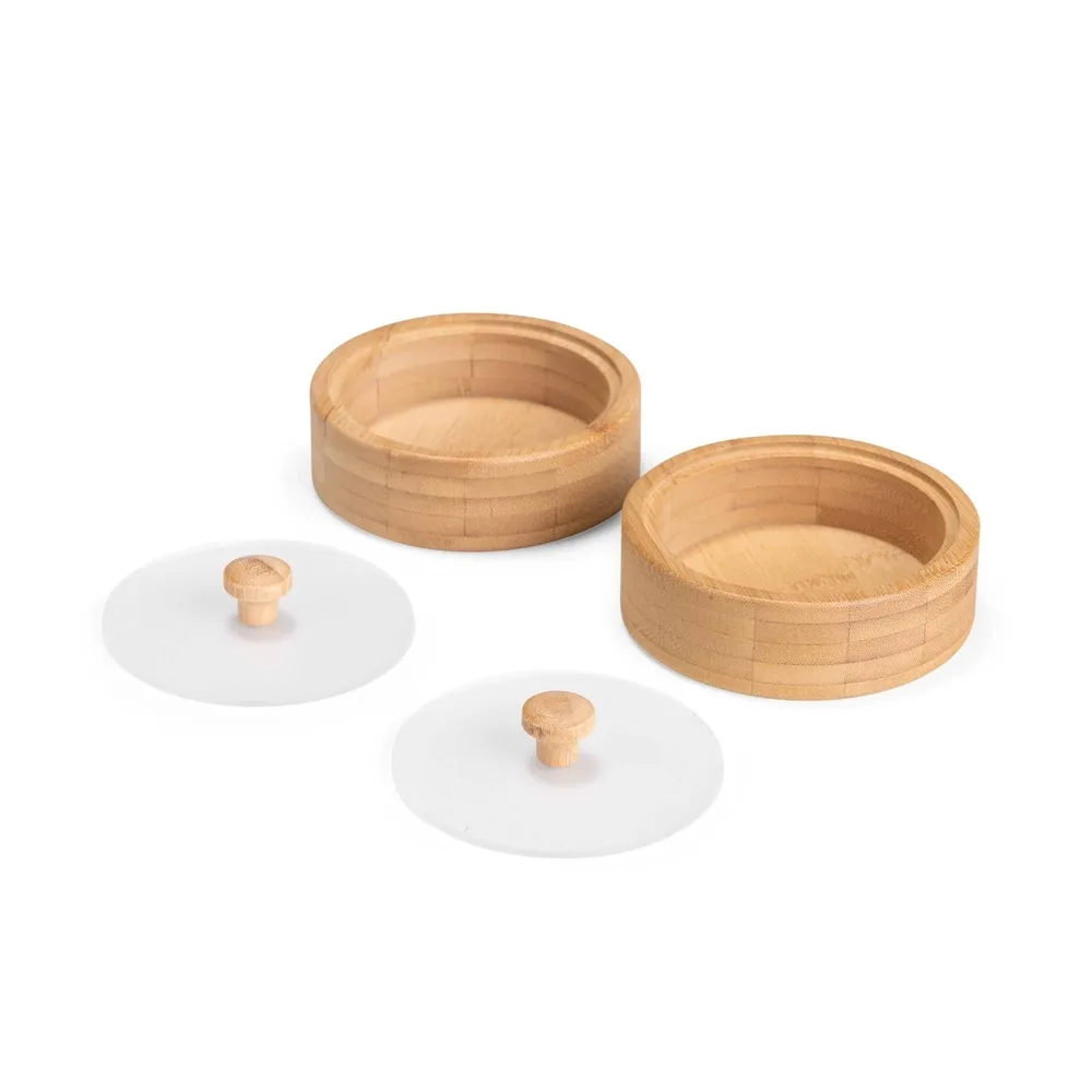 Conjunto Potes Bambu 2 Peças