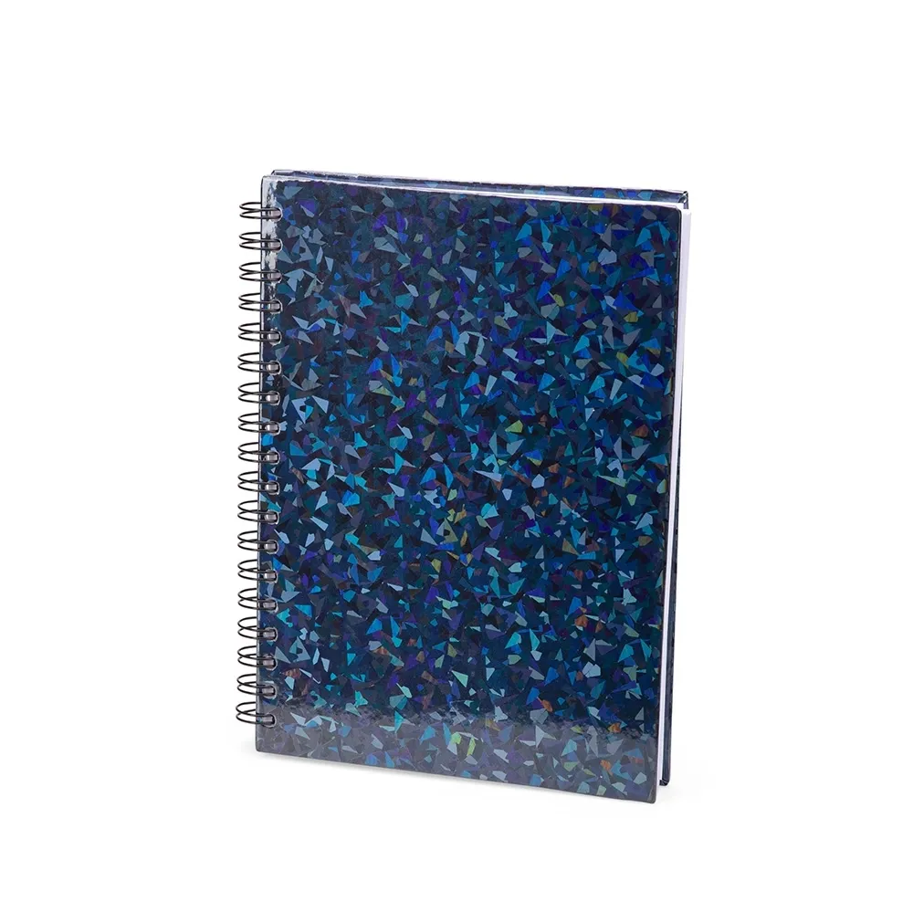 Caderno Holográfico Com Pauta
