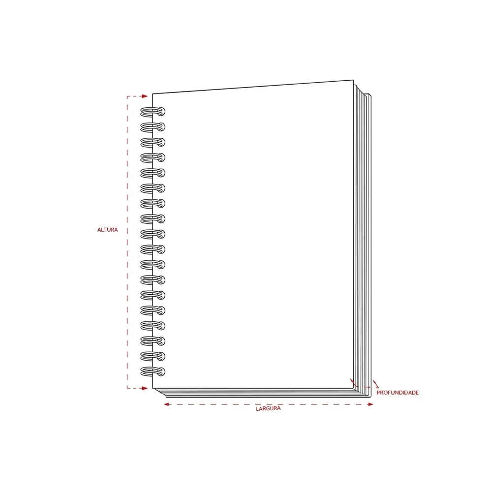 Caderno Holográfico Com Pauta