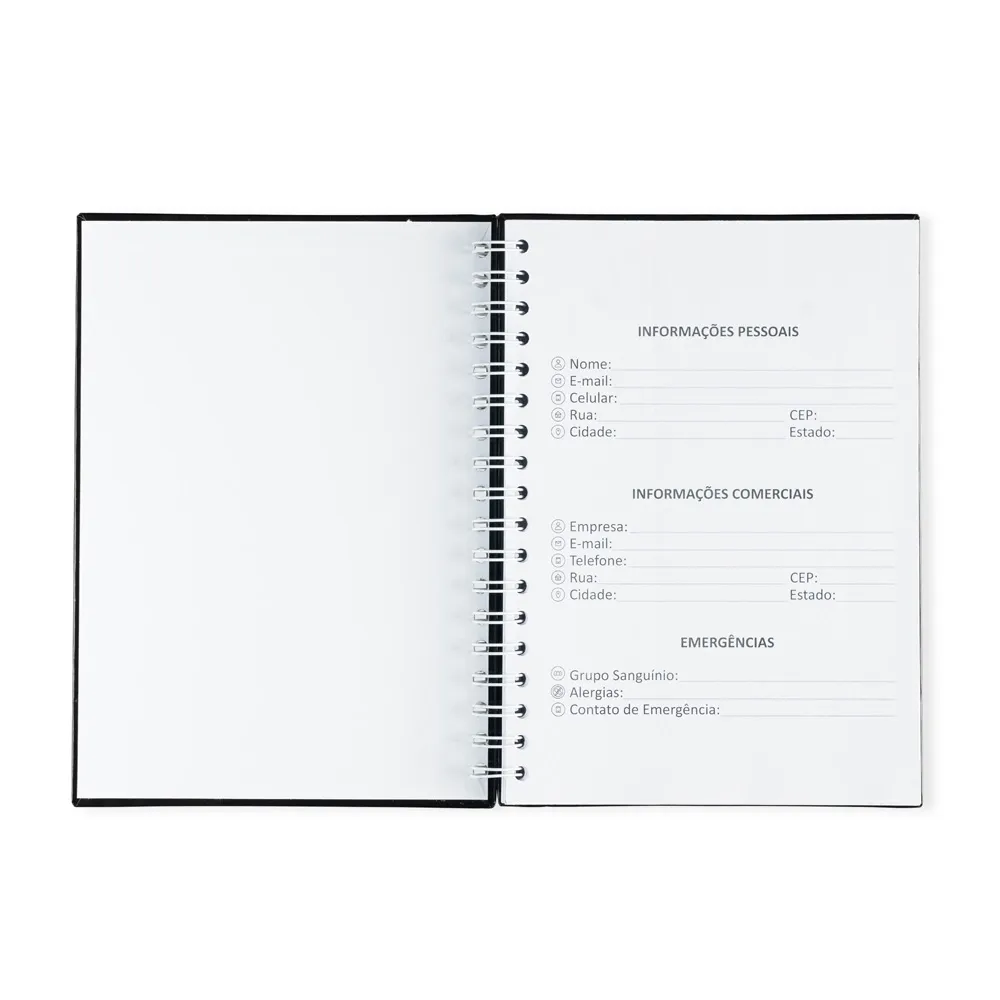 Caderno Laminado Com Pauta