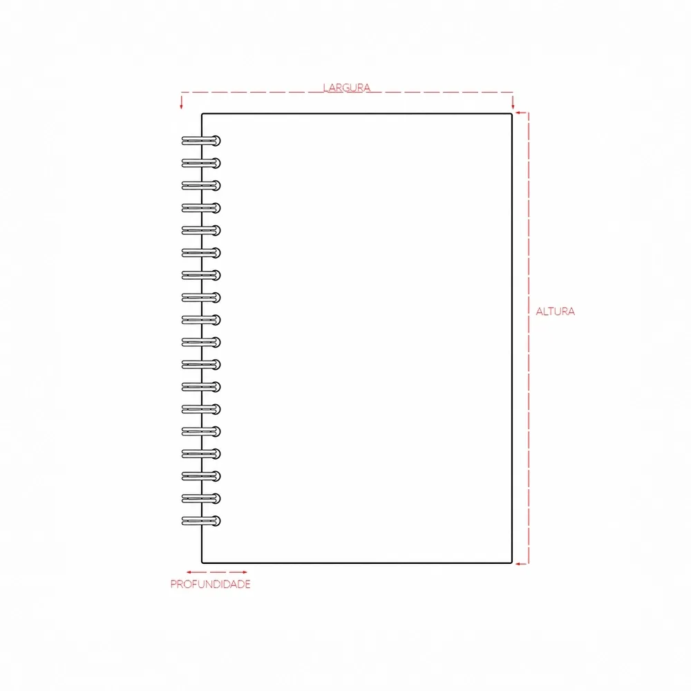 Caderno Laminado Com Pauta