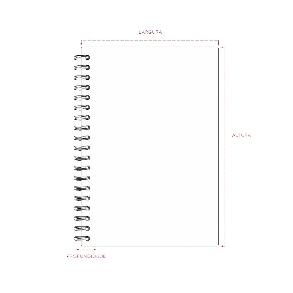 Caderno Holográfico Com Pauta