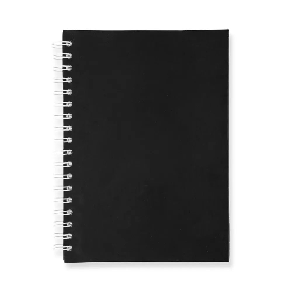 Caderno Capa Fosca Com Pauta