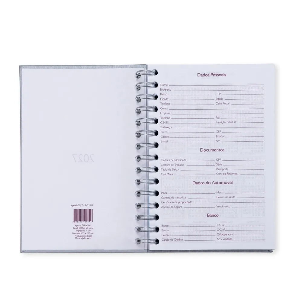 Agenda Diária 2027