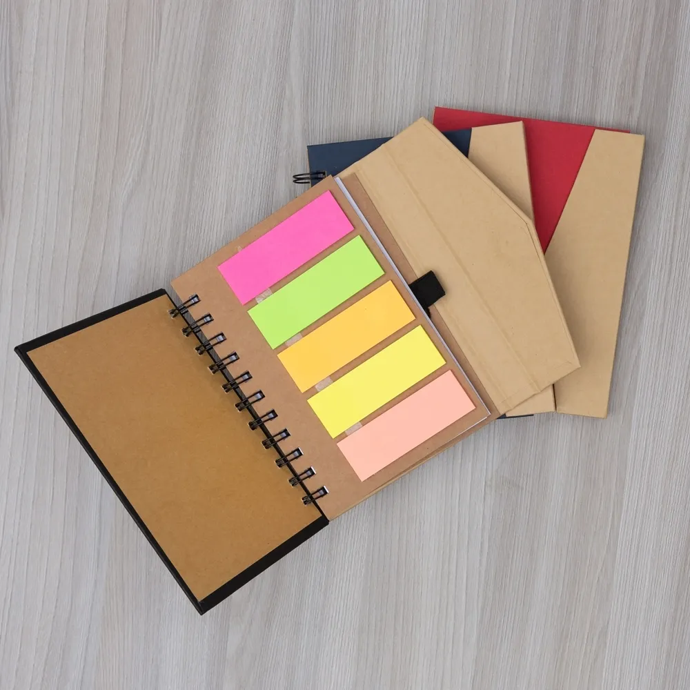 Caderno Ecológico com Autoadesivos