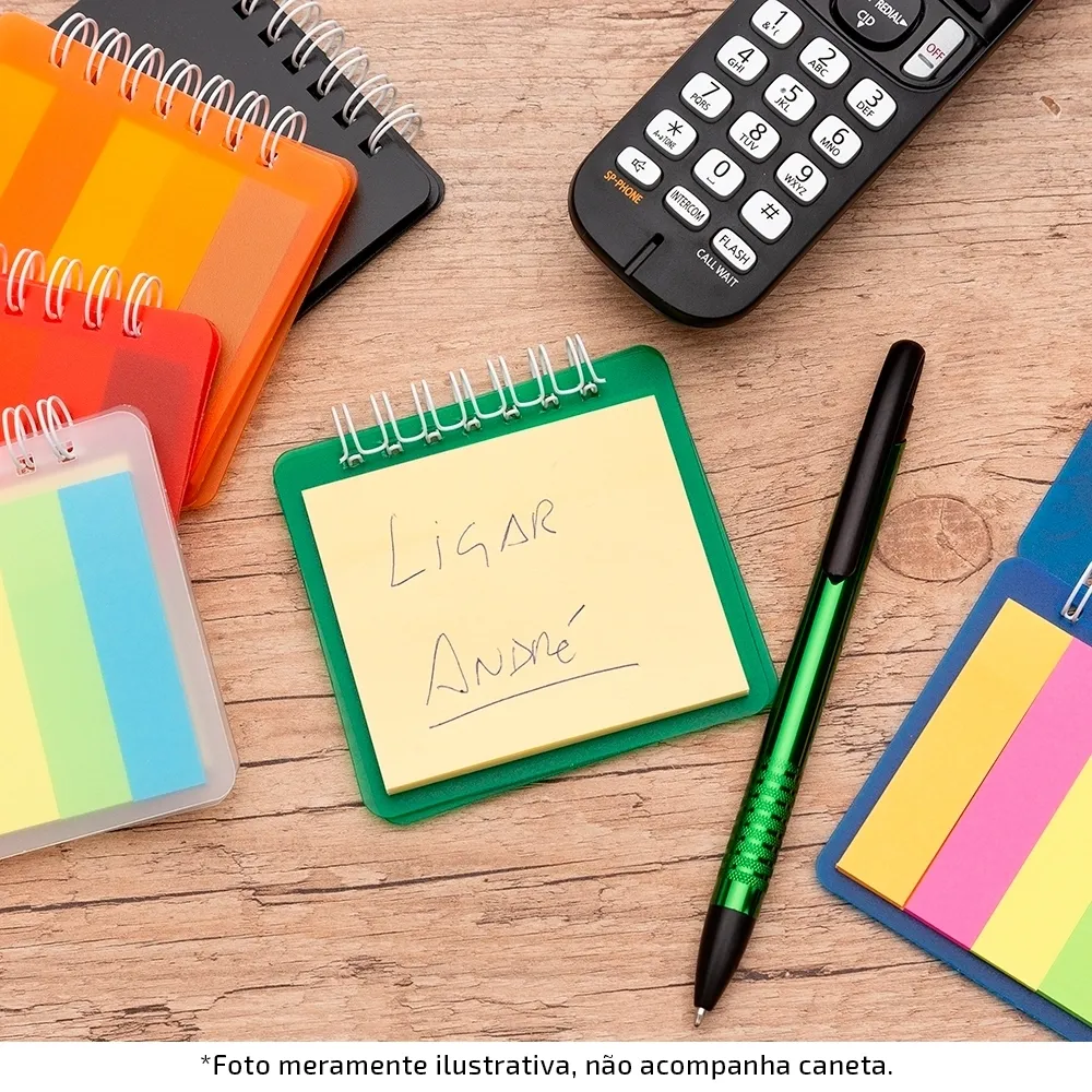 Bloco de Anotações com Autoadesivos