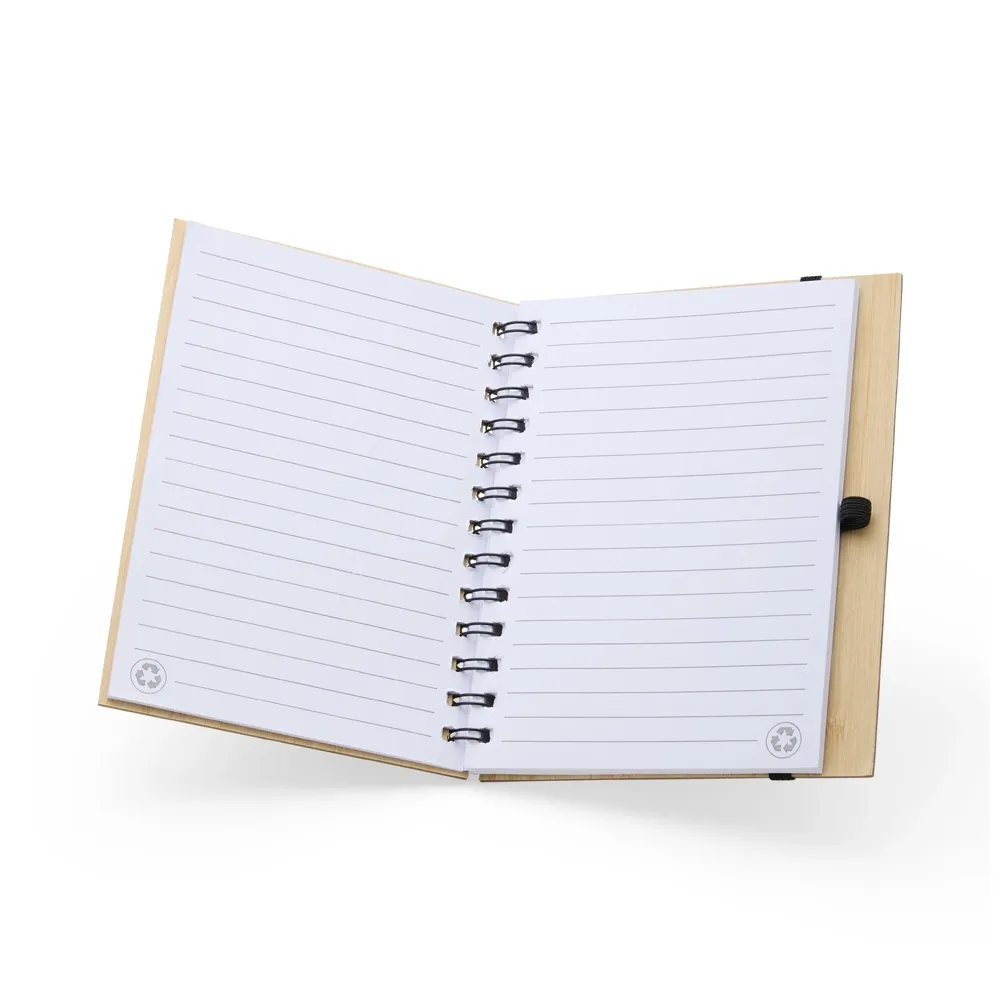 Caderno de Papelão com Caneta
