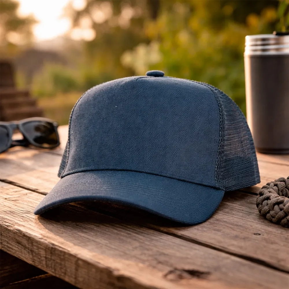 Boné Poliéster Aba Curva com Tela