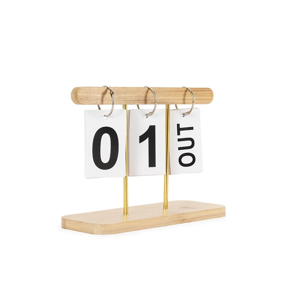 Calendário Permanente Bambu