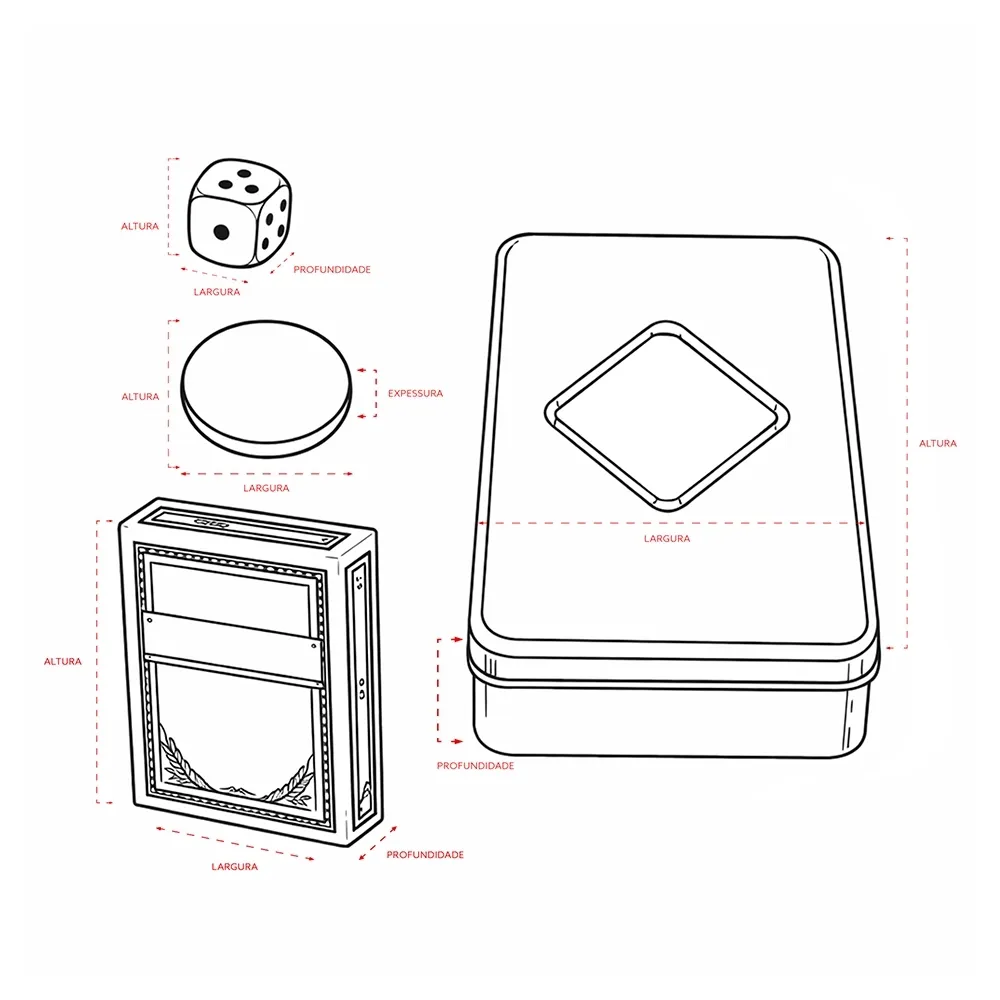 Kit Poker com 100 Fichas