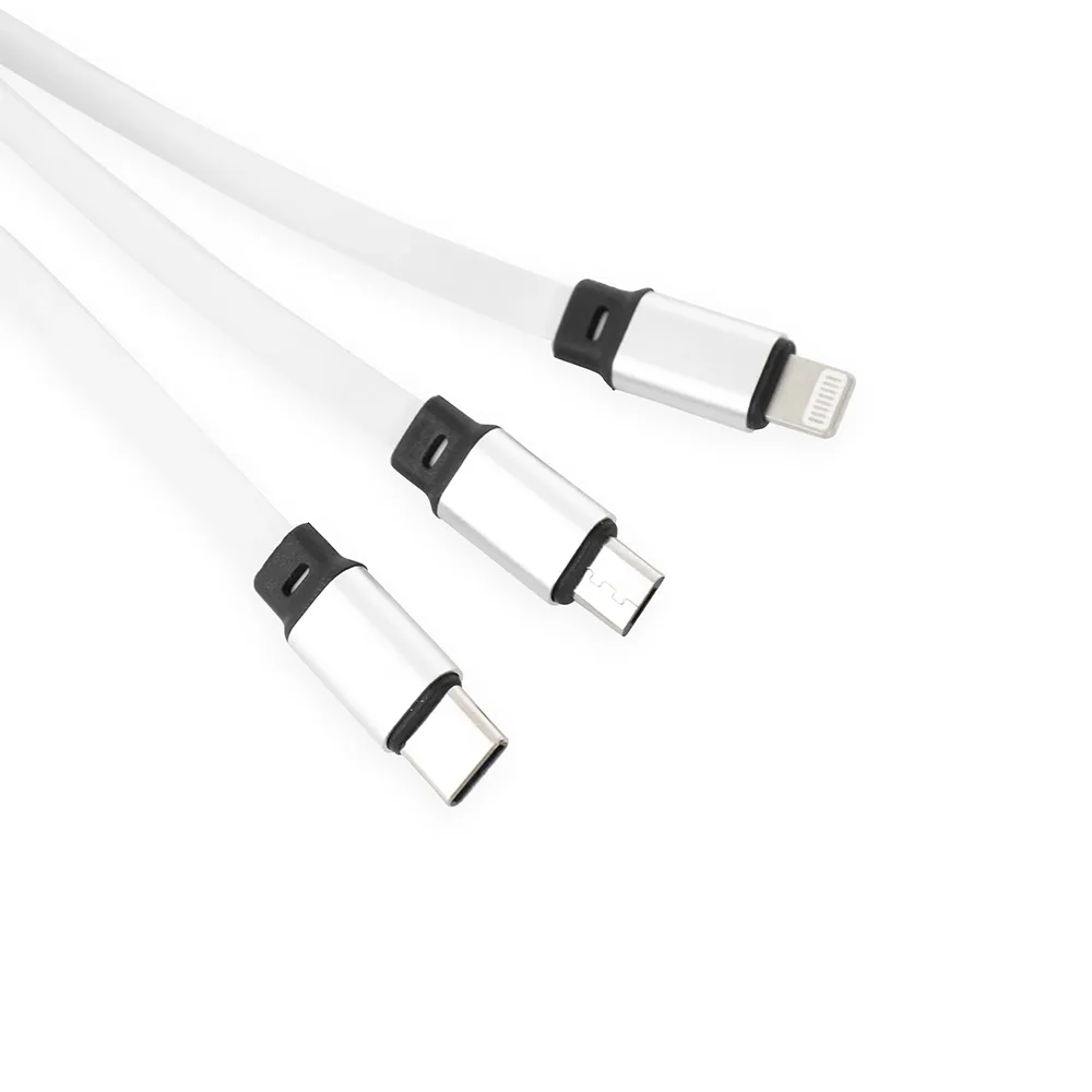 Cabo USB Retrátil 3 em 1