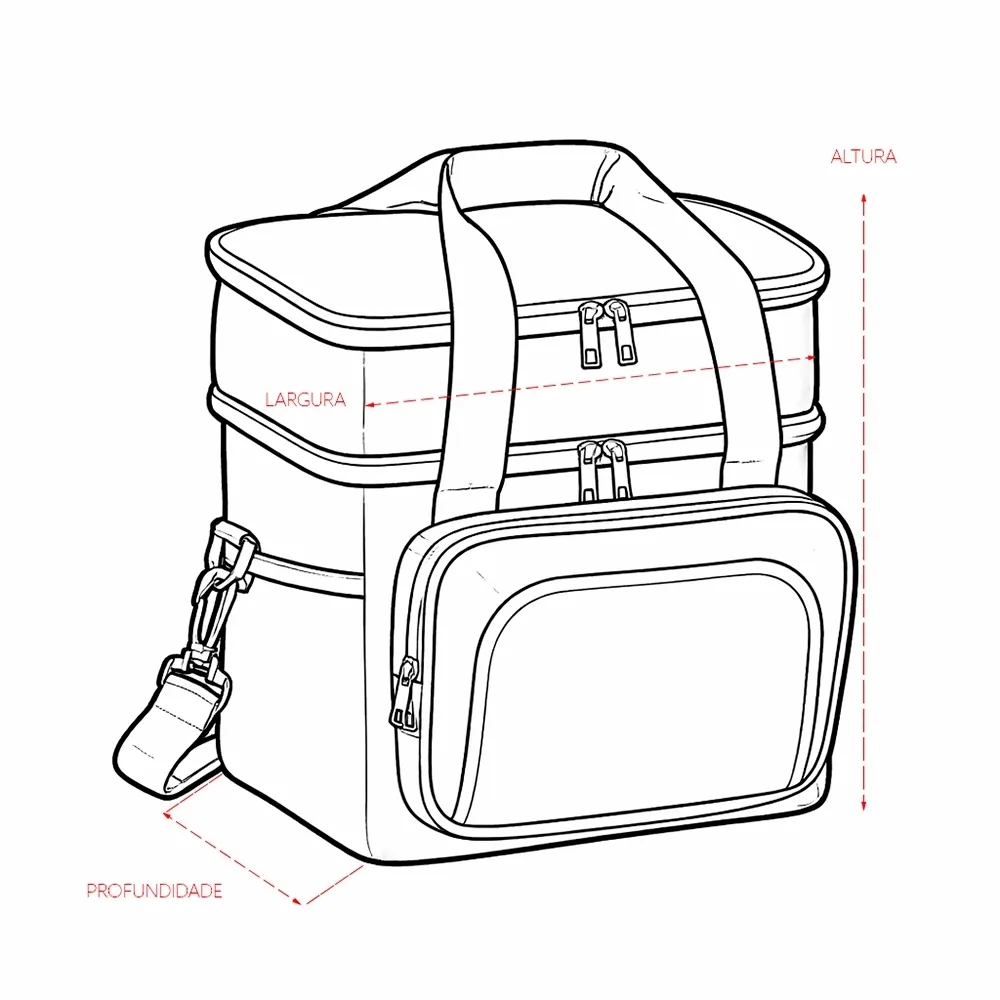 Bolsa Térmica Dupla 12L