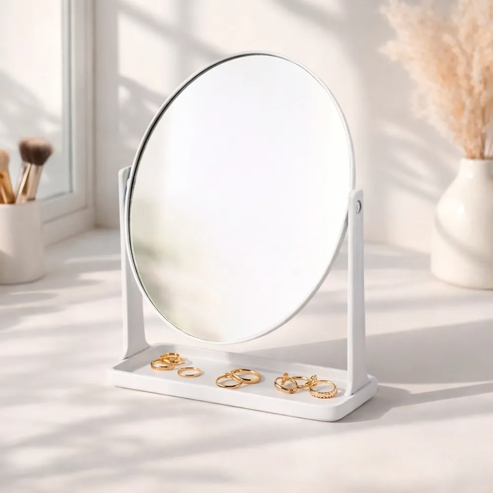 Espelho de Mesa Plástico