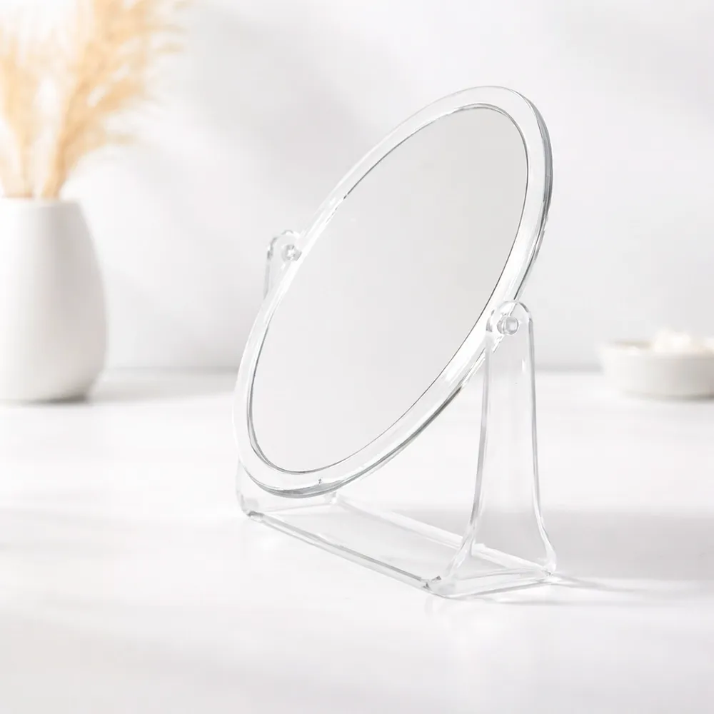 Espelho de Mesa Oval Plástico