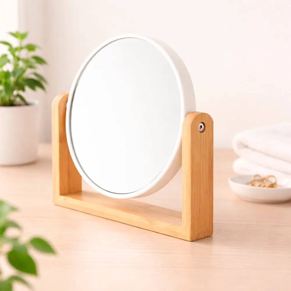 Espelho de Mesa Bambu