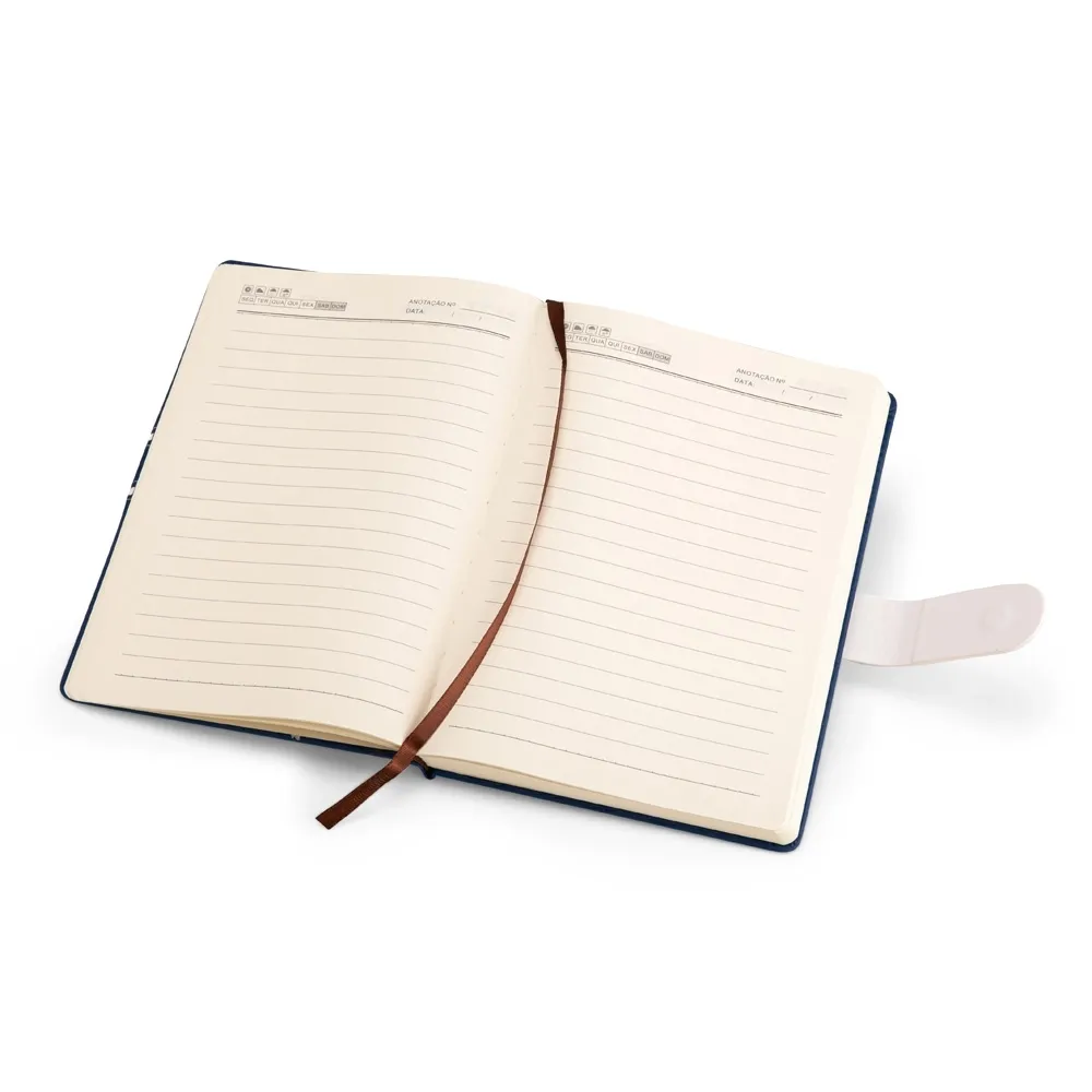 Caderneta Couro Sintético