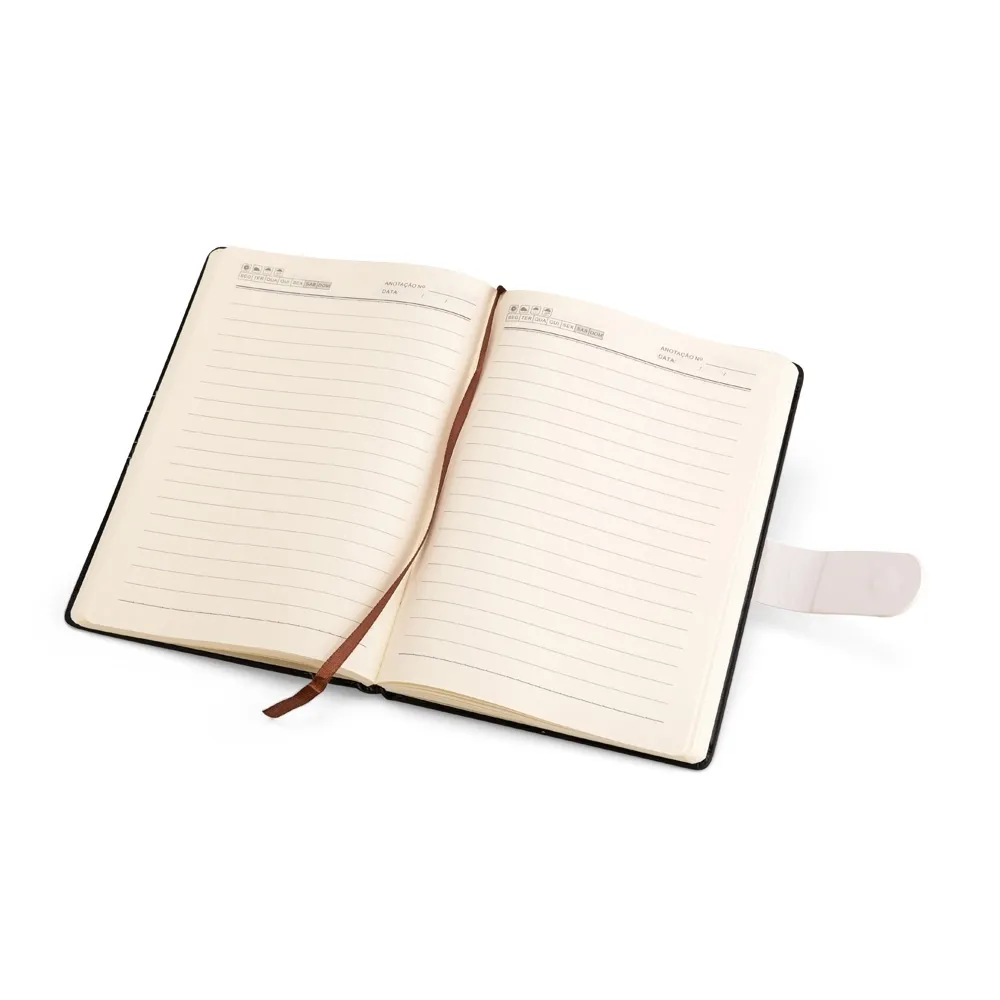 Caderneta Couro Sintetico