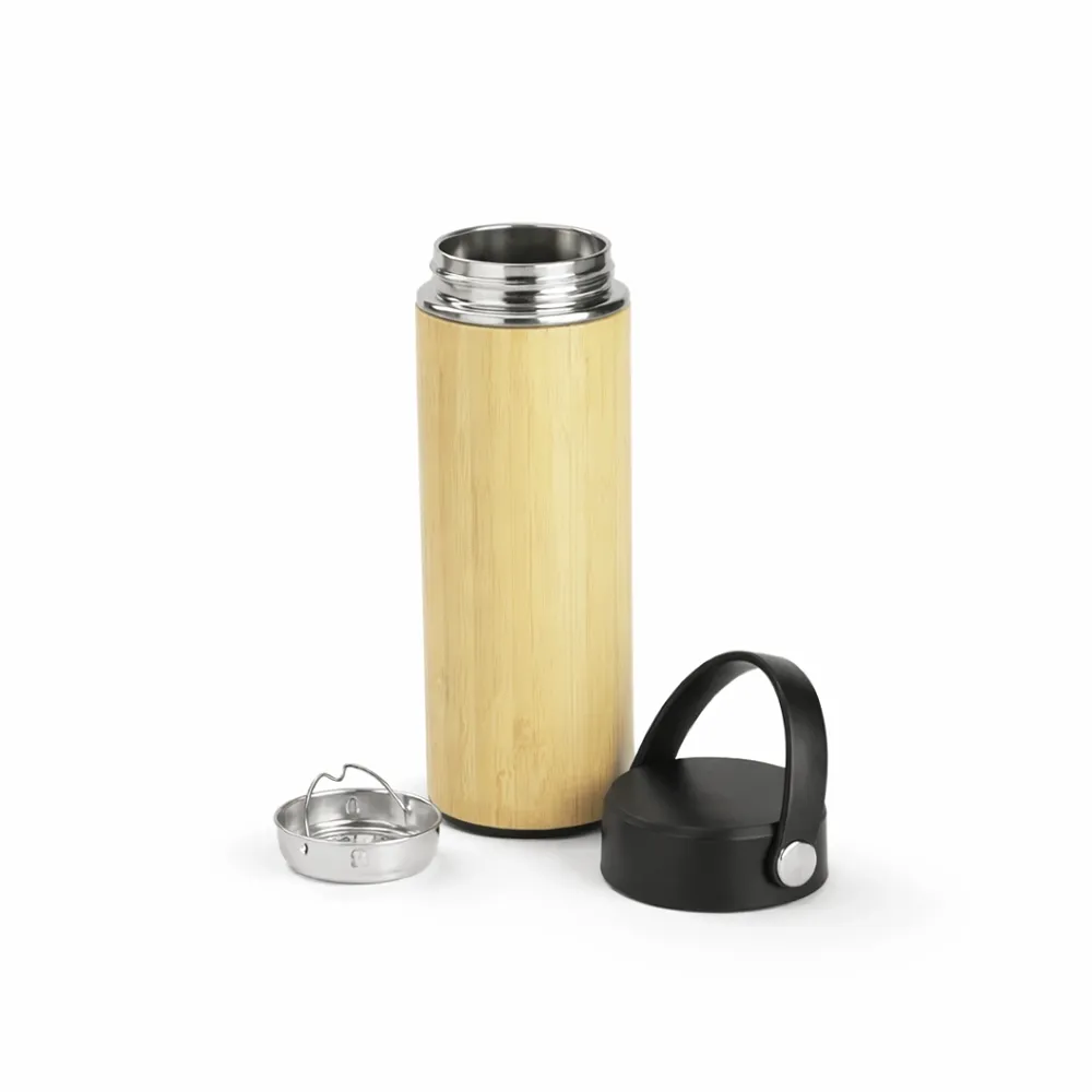 Garrafa Térmica Bambu 400ml
