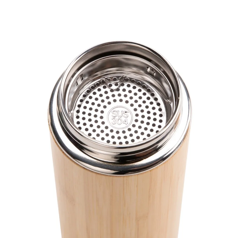 Garrafa Térmica Bambu 400ml